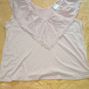 H&M Top With Layered Neck Line