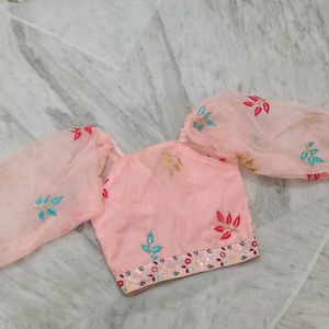 Peach Flower Lehnga