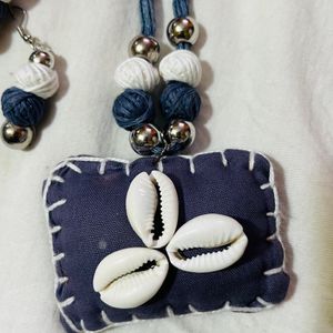 Homemade necklace With Earrings