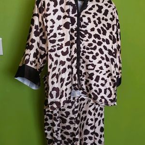 Animal Print Coord Set New With Tag