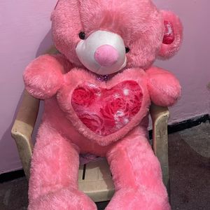 Teddy Bear Pink Soft Furry