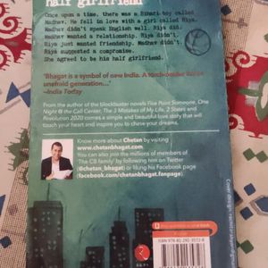 Book Of Chetan Bhagat - Half Girlfriend