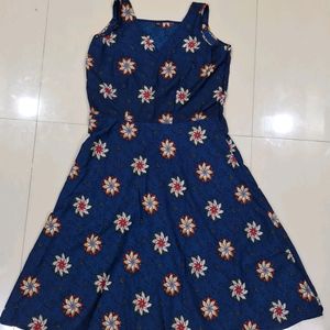 A Blue One Piece Dress