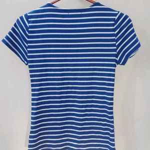 Blue Stripped Top