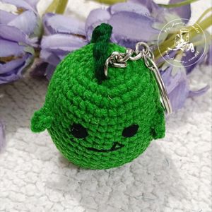 Amigurumi Rhinosaur Keychain