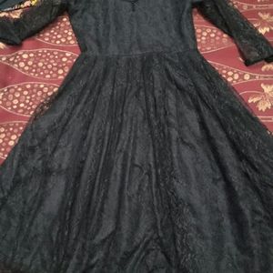 Black Flared Frock