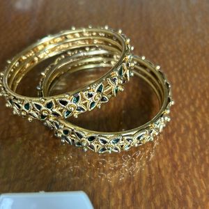 Combo 2 Brand New Bangles With Earrings