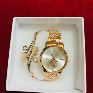 Branded Designer Watch With Braclet New Wid Tag❤️