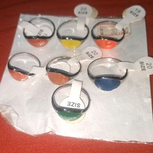 Brand New With Tag -Rings For Ladies - Pack Of 7 R