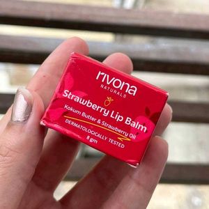 Rivona Naturals Strawberry Lip Balm