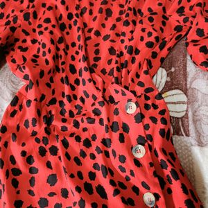 WOMEN LEOPARD Print Dress