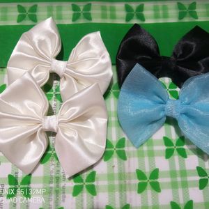 Bow Clips 4 Pcs