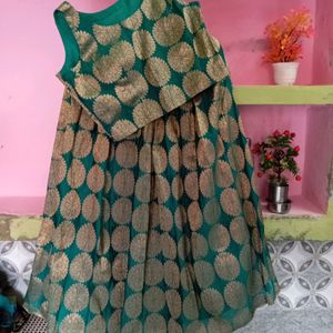 Lengha choli💣 Green Bnarasi