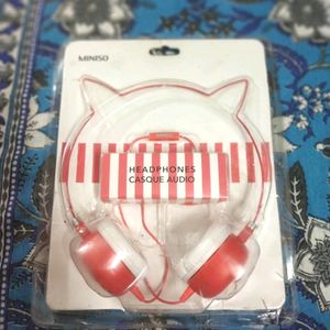 Miniso Cat headphones😍