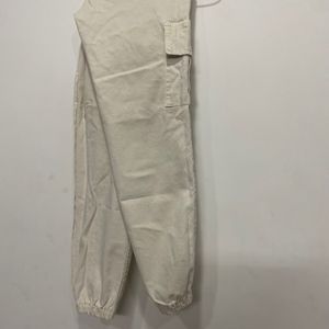 white colour cargo jeans