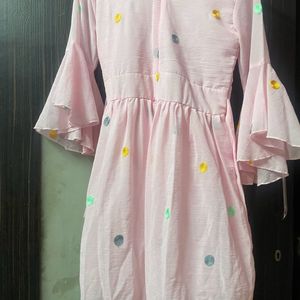 Beautiful Xl Size Light Pink Dress