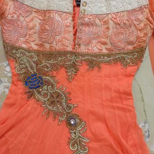 Heavy Stone Work Anarkali