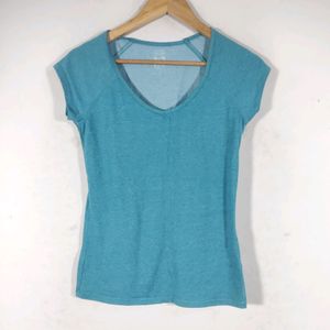 Sea Green Plain T-shirt (Women)