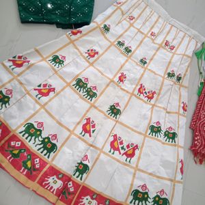 New Heavy White Chaniya Choli