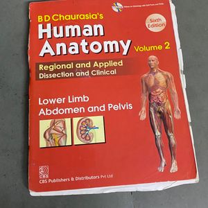 BD Chaurasia’s Human Anatomy Volume 1,2,3