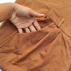 Urbanic Brown Korean Formal Pants