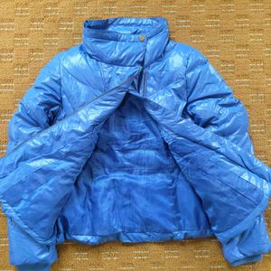 DIA BLUE PUFFER JACKET