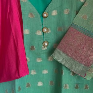 Banarasi Kurta With Leggings