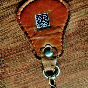 Used Scooty Leather Keychain