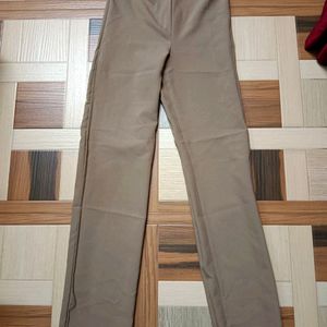 Pastel Brown Korean Formal Pants