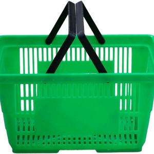 Big 28L Shopping Basket 2 Pc