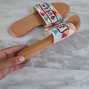 WOMEN 38 SIZE AND 24.5cm chappal