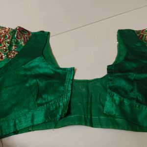 Green Work Blouse