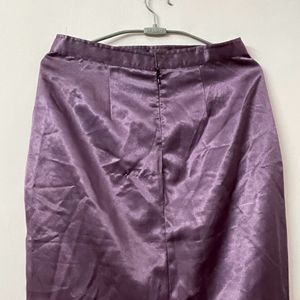 SATIN SKIRT