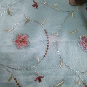 Saree With Embroidery