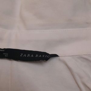 Zara Off White Shirt