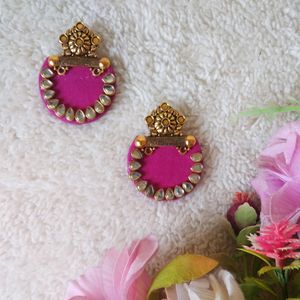 Handmade Fabric Earring