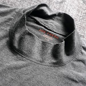 grey Full Sleeve T Shirt