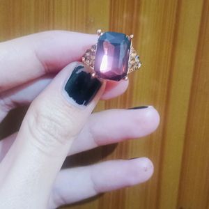 Wine Colour Gorgeous Ring