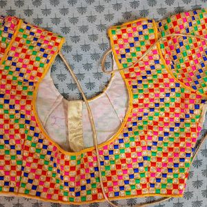 Unused Multi Colour Blouse