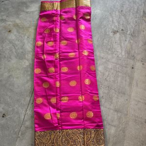 Mauve Colour Silk Sareee