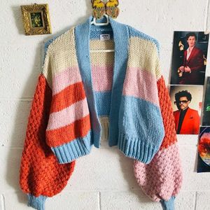 Crochet Knit Cardigan