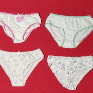 Combo Baby Girl 10 Brief Size 2/3 Years