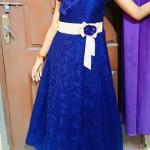 Blue Wedding Dress For Girls