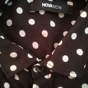 NOVAMEN branded Polka Dot Shirt