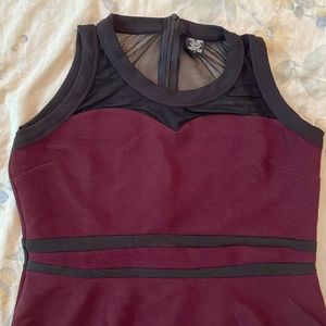 Maroon Party Dress