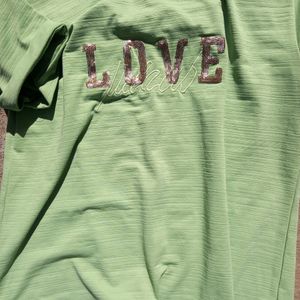 Green Casual T Shirt