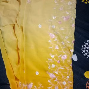 Yellow Saree