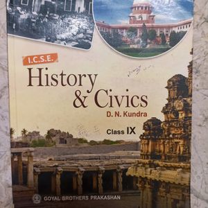 ICSE Class 9th History/Civics Book With Free Workb