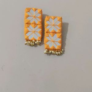 Handmade Mirror Earring