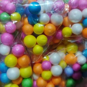 coloured Thermocol Balls